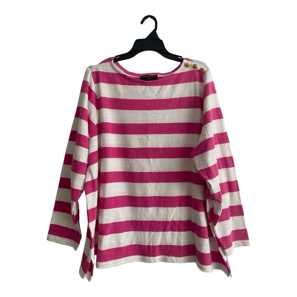 Lane Bryant Women’s Plus Size‎ Long Sleeve Boat Neck Top Size 22/24